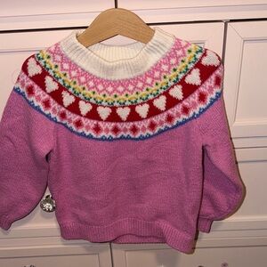 Old Navy Pink and Red Kids Sweater